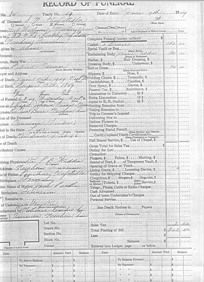 Hufstedler, Samuel Nacy Sources